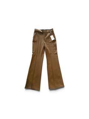 NWT Zara | Brown Pleated Flared Dress Pants Suit Pants size medium